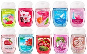 bath & body works pocketbac hand sanitizer classic favorites 10pc bundle (scents vary)