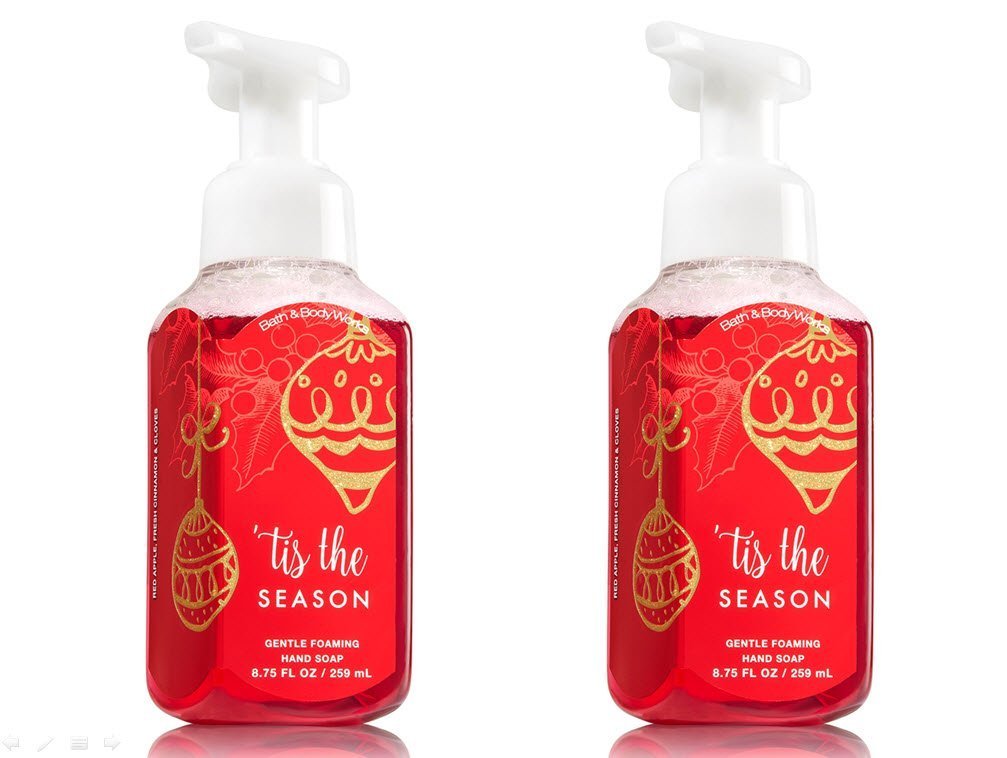 Bath and Body Works Gentle Foaming Hand Soap Tis The Season 2 Pack