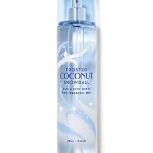 Bath & Body Works Holiday Traditions Frosted Coconut Snowball Body Mist. 8 Oz (Packaging Varies)