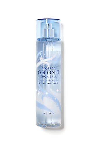 Bath & Body Works Holiday Traditions Frosted Coconut Snowball Body Mist. 8 Oz (Packaging Varies)