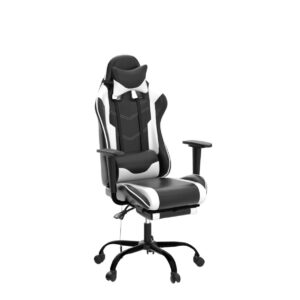 PC Gaming Chair Computer Chair Office Gaming Chairs for Adults, Gamer Chair Racer Gaming Chair PU Leather Recliner w/Lumbar Support, Cheap Gaming Chair for Kids or Adults