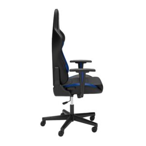 RESPAWN 110 Gaming Chair - Gamer Chair PC Computer Chair, Ergonomic Gaming Chairs, Office Chair with Integrated Headrest, Gaming Chair for Adults 135 Degree Recline with Angle Lock - Blue