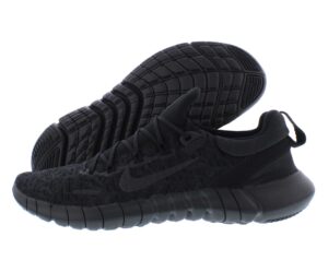 nike mens free rn 5.0 next nature knit running shoes black 12 medium (d)