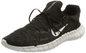 nike women road running shoes, black black white dk smoke grey, 12.5 us