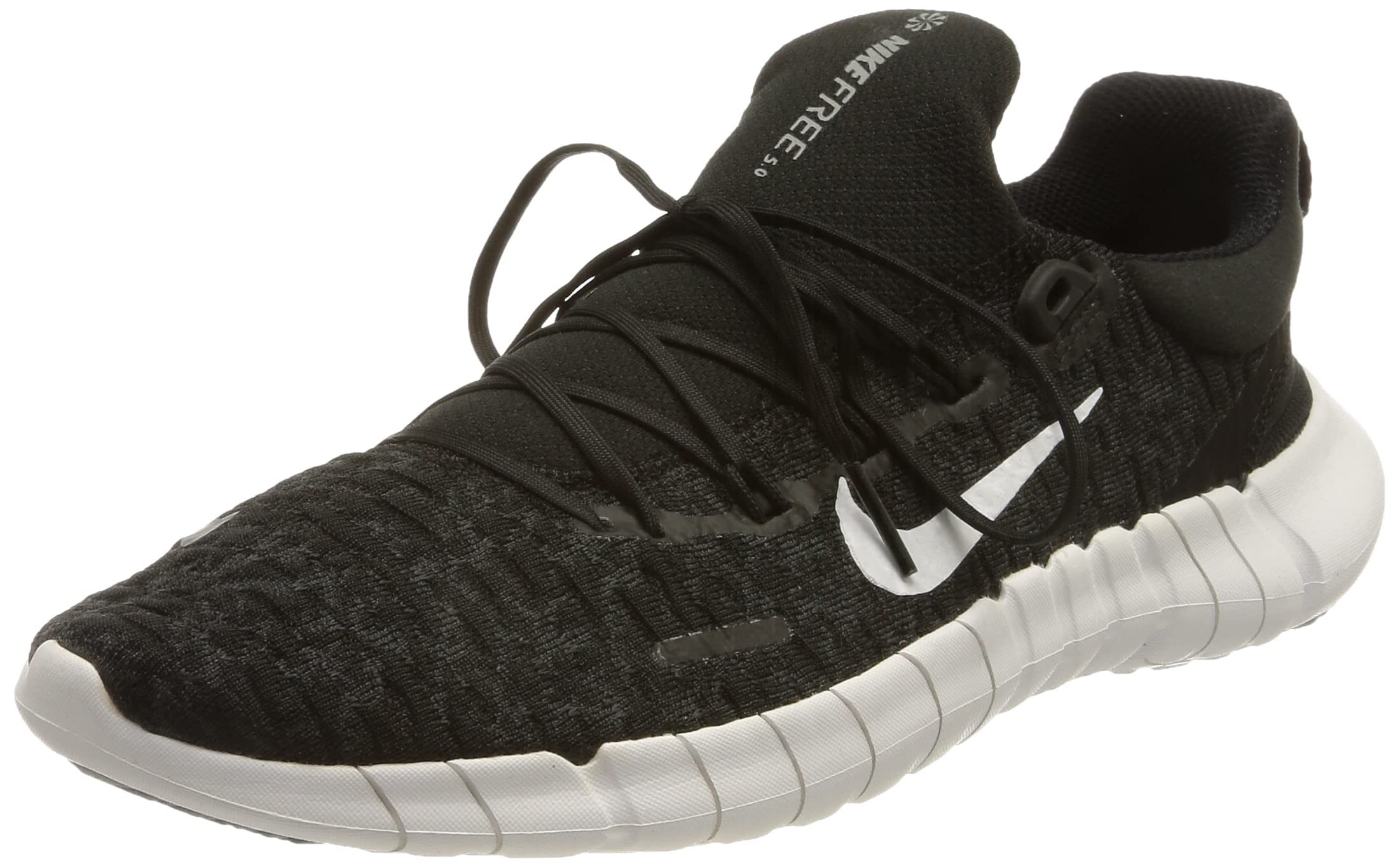 Nike Women Road Running Shoes, Black Black White Dk Smoke Grey, 12.5 US