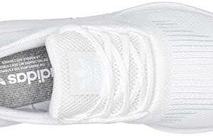 adidas Men's Swift Running Shoe, White/White/Gum, 10