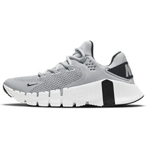 nike free metcon 4 men's training shoes (wolf grey/black/white/wolf grey, us_footwear_size_system, adult, men, numeric, medium, numeric_11_point_5)