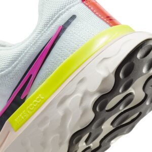 Nike React Infinity Run Flyknit 2 Womens Casual Running Shoe Ct2423-600 (8, White/Black/Sail/Pink Blast, Numeric_8)