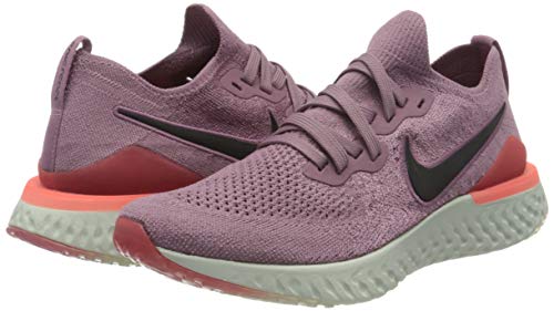 Nike Women's Epic React Flyknit 2 Running Shoe, Pink Plum Chalk 500, 8