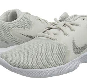 NIKE Women's WMNS Flex Experience RN 10 Running Shoe, White MTLC Silver Platinum Tint Lt Smoke Grey, 6