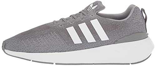 adidas Men's Swift Run 22 Sneaker, Grey/White/Grey, 10