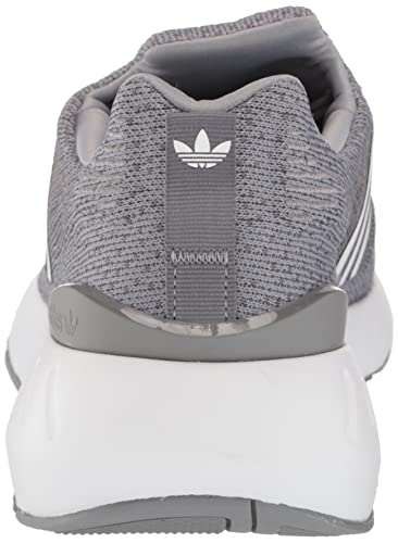 adidas Men's Swift Run 22 Sneaker, Grey/White/Grey, 10