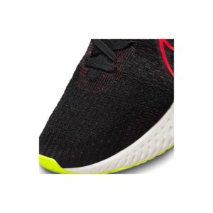 Nike mens React Infinity Run Flyknit 3 DH5392003, Black/Siren Red, 10