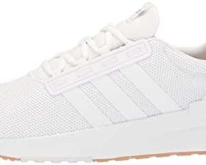 adidas Men's Racer TR21 Running Shoe, White/White/Grey, 10