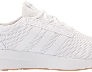 adidas Men's Racer TR21 Running Shoe, White/White/Grey, 10