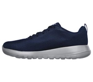 skechers mens go walk max - 54601 sneaker, navy/gray, 9 us