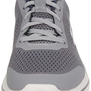 Skechers Men's Gowalk Arch Fit-Athletic Workout Walking Shoe with Air Cooled Foam Sneaker, Grey/Navy, 12