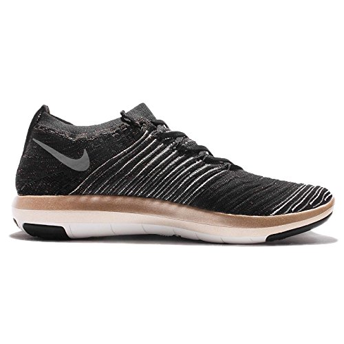 NIKE Women's Wm Free Transform Flyknit, Black/Cool Grey, 5 US