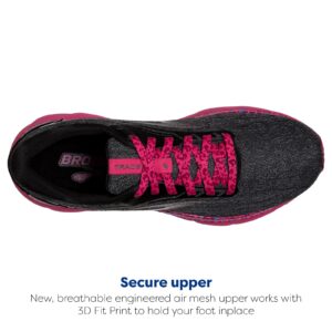 Brooks Women’s Trace 2 Neutral Running Shoe - Magenta/Black/Ebony - 11 Medium