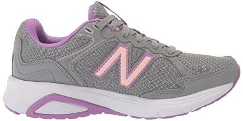 New Balance Women's 460 V3 Running Shoe, Grey/Oyster Pink, 10 Wide