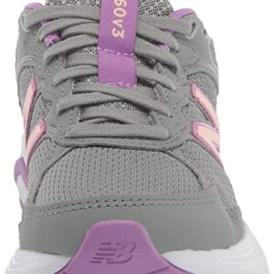 New Balance Women's 460 V3 Running Shoe, Grey/Oyster Pink, 10 Wide