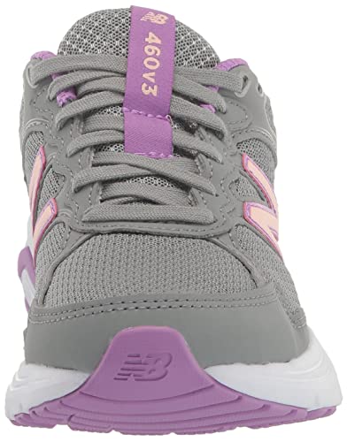 New Balance Women's 460 V3 Running Shoe, Grey/Oyster Pink, 10 Wide