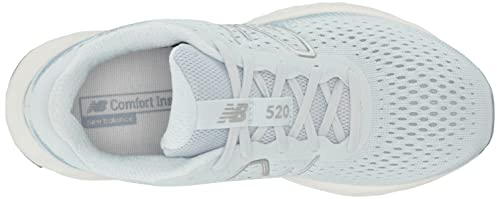 New Balance Women's 520 V8 Running Shoe, Ice Blue/Ice Blue, 8.5 Wide