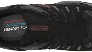 Skechers mens After Burn M. Fit Loafer, Black/Charcoal, 12 US, 51866-076