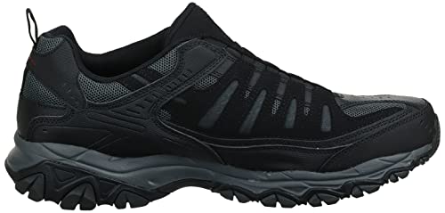 Skechers mens After Burn M. Fit Loafer, Black/Charcoal, 12 US, 51866-076