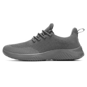 Pozvnn Men's Running Shoes Lightweight Breathable Walking Non Slip Athletic Fashion Sneakers Mesh Workout Casual Sports Shoes