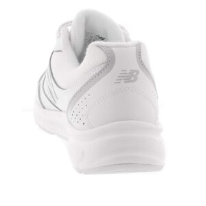 New Balance Women's 411 V1 Walking Shoe, White/White, 8.5 Wide