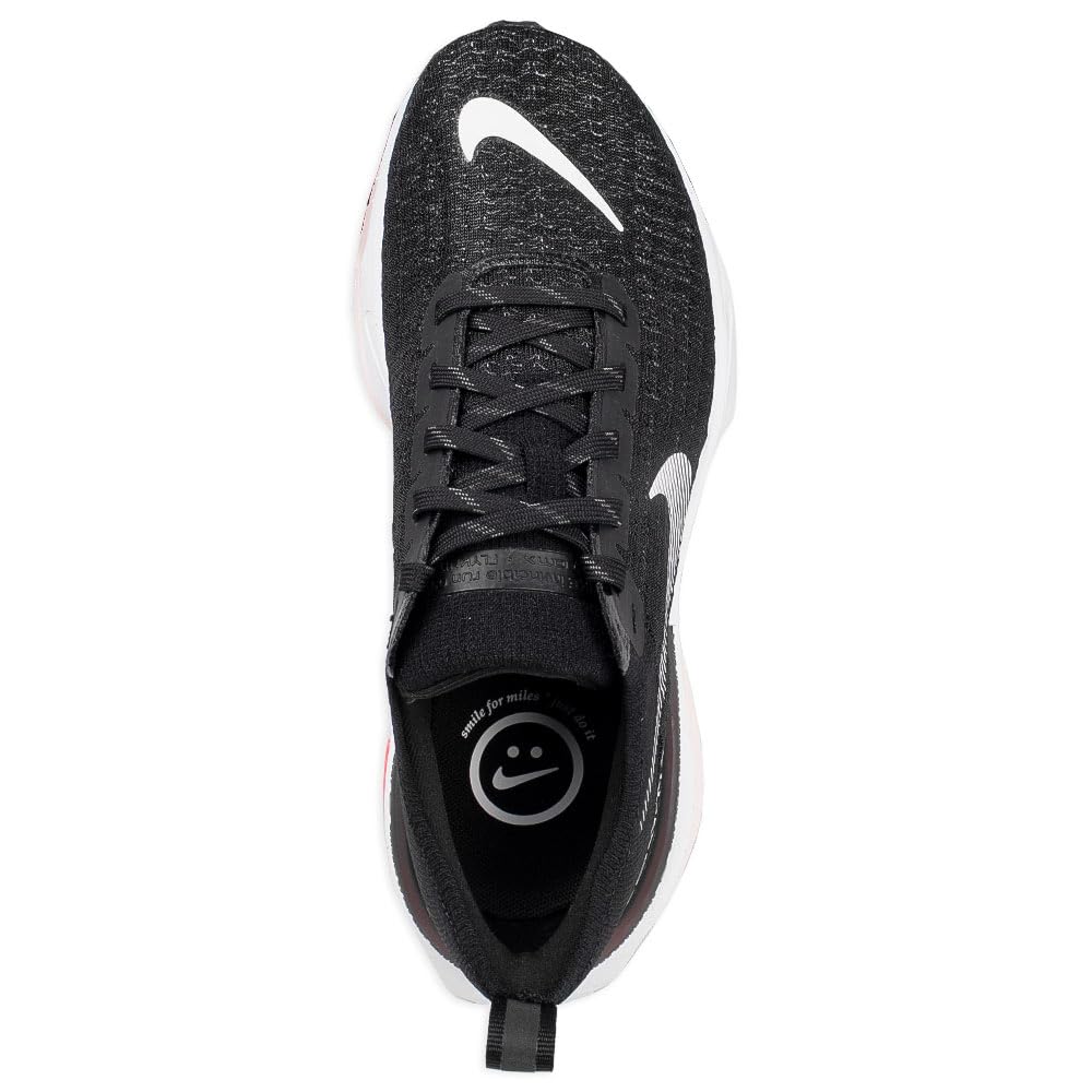 Nike Men's Invincible 3 Road Running Shoes (Black/Dark Grey/White/White, us_Footwear_Size_System, Adult, Men, Numeric, Medium, Numeric_8_Point_5)