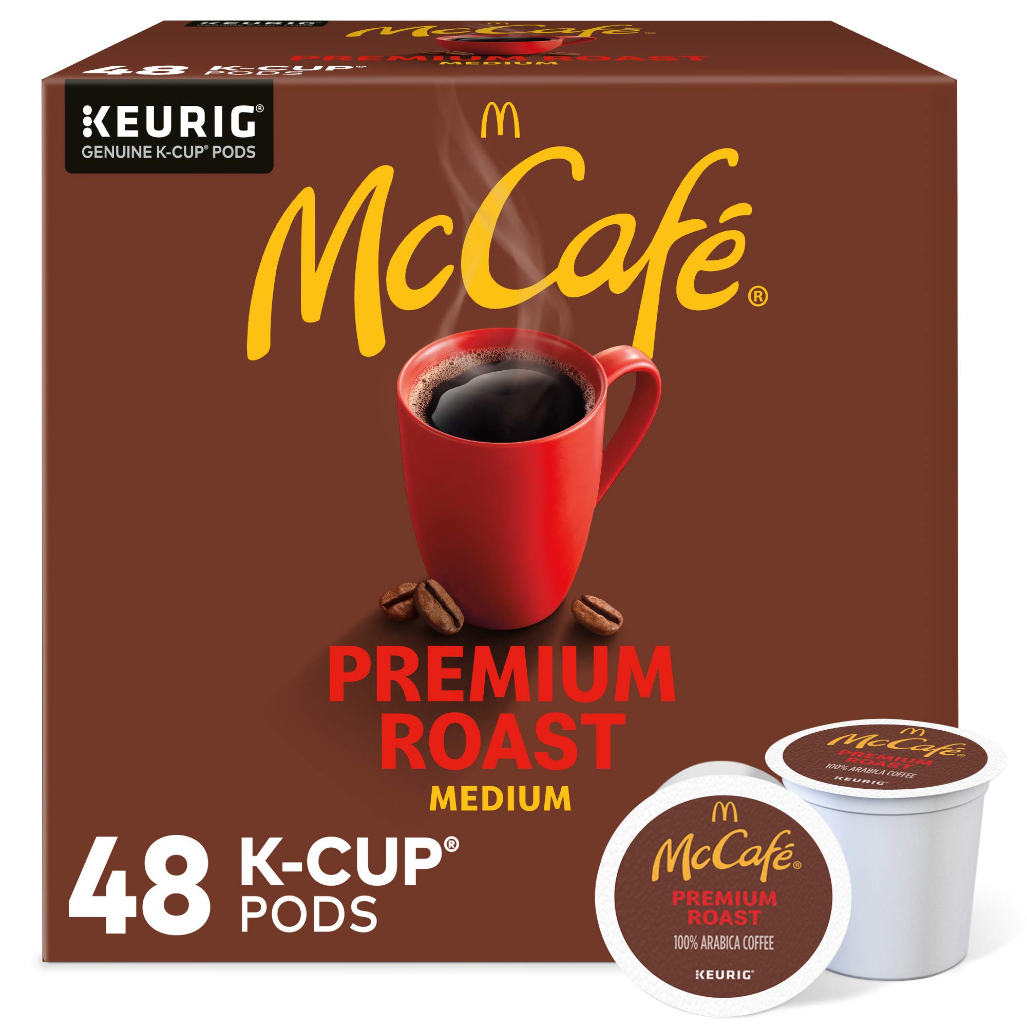 McCafe Premium Roast, Single-Serve Keurig K-Cup Pods, Medium Roast Coffee Pods Pods, 48 Count