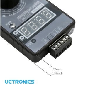 UCTRONICS DC ±10V 0/4-20mA Current Voltage Signal Generator, USB Power Supply Interface Analog Simulator for PLC and Panel Debugging, Device Testing, Frequency Converter, Flow Valve