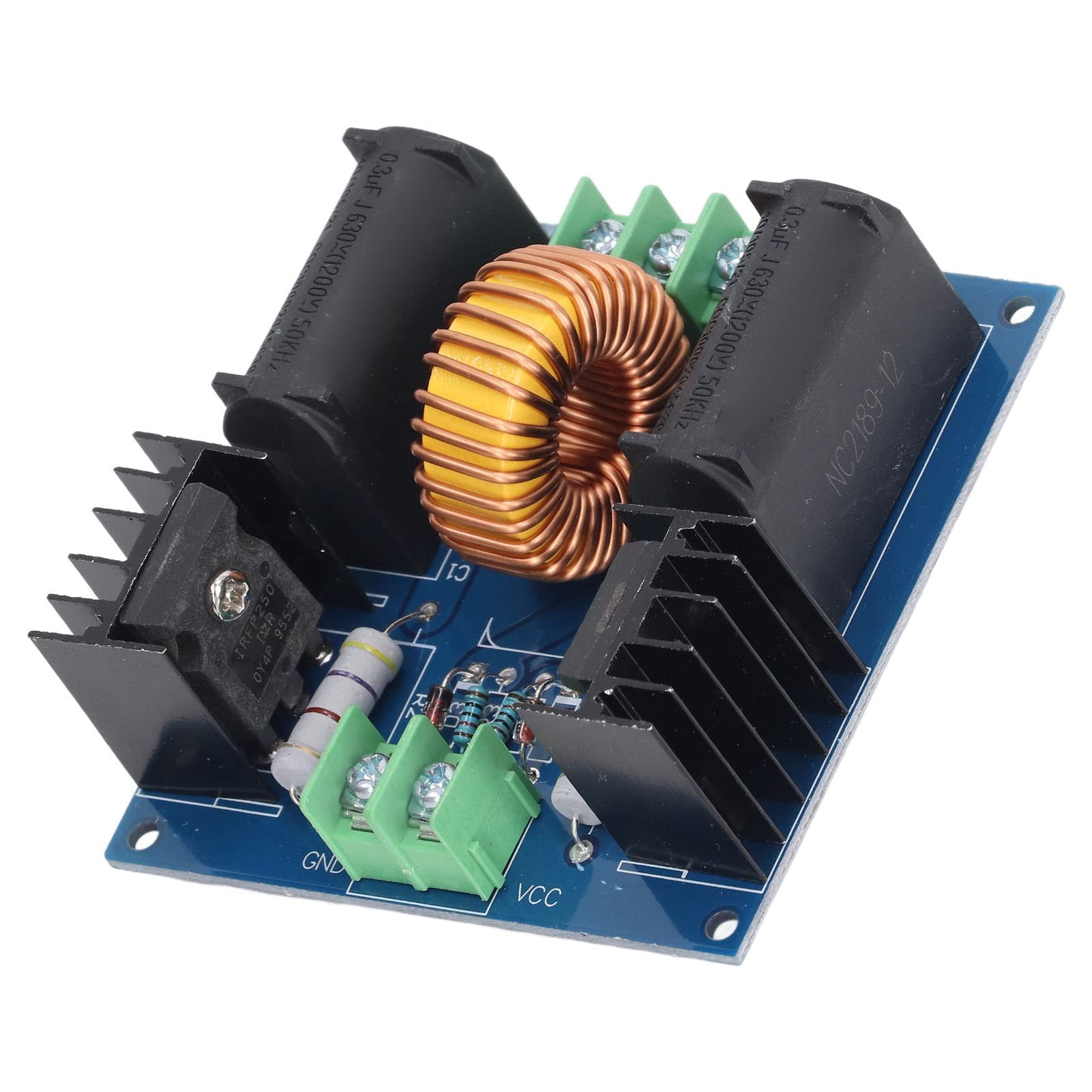 300W ZVS Driver Board Coil Power Supply Boost High Voltage Generator Driver Board Induction Heating Module DC 12-30V