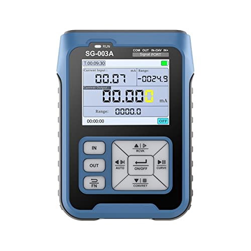 LONNYS SG-003A LCD Signal Generator Adjustable 0-10V 4-20mA Current Voltage Process Controlling Transmitter Calibrator