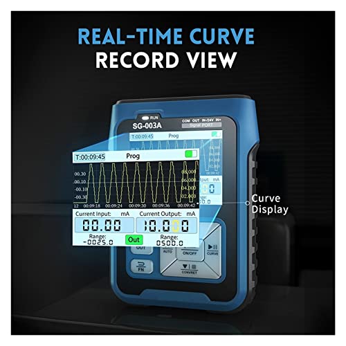 LONNYS SG-003A LCD Signal Generator Adjustable 0-10V 4-20mA Current Voltage Process Controlling Transmitter Calibrator