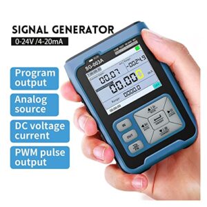 LONNYS SG-003A LCD Signal Generator Adjustable 0-10V 4-20mA Current Voltage Process Controlling Transmitter Calibrator