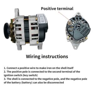 2000W 14/28V Permanent Magnet Generator DC Brushless Constant Voltage Generator High Power Charging Generator Set Permanent Magnet DC Generator