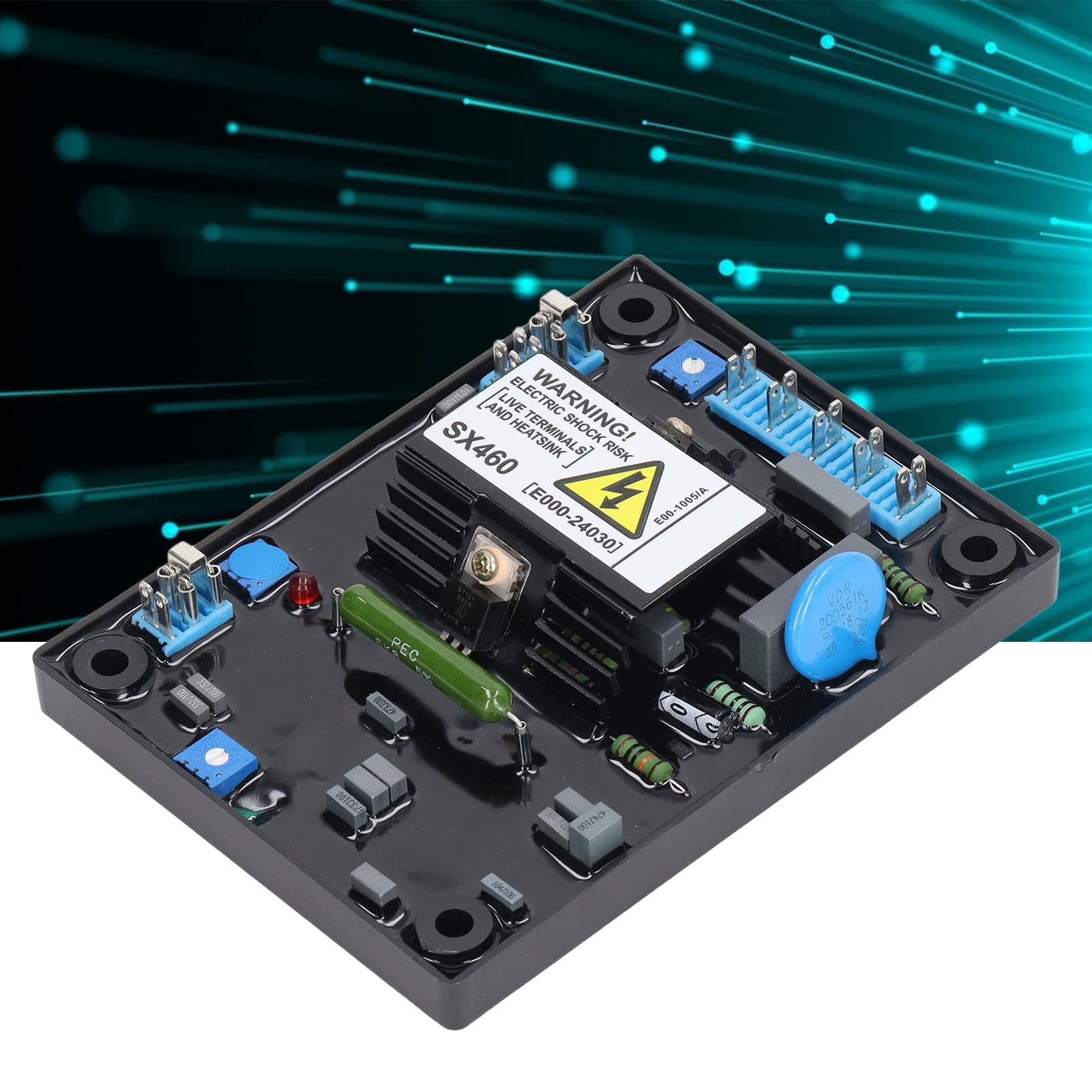 Replacement AVR Module Board SX460 for Stamford Generators, 95‑132V 190‑264VAC, 90V DC Maximum, Automatic Voltage Regulation