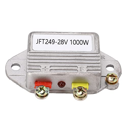 Generator Voltage Electronic Regulator, 28V 1000W Automotive Electronic Regulator Aluminum Alloy Intelligent Voltage Regulator for Generator Regulator Charger