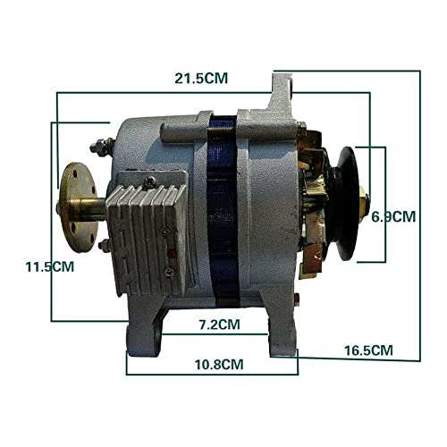 DC Generator Built-in Voltage Stabilizer Pure Copper Generator Speed 1200-6000rpm for Agricultural Vehicle Built-in Rectifier and Electronic Voltage Regulator Block