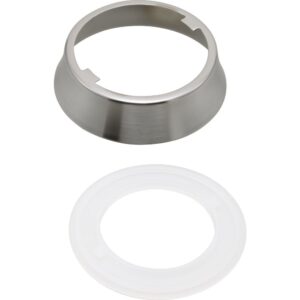 delta faucet rp32528ss signature escutcheon and gasket for kitchen, stainless