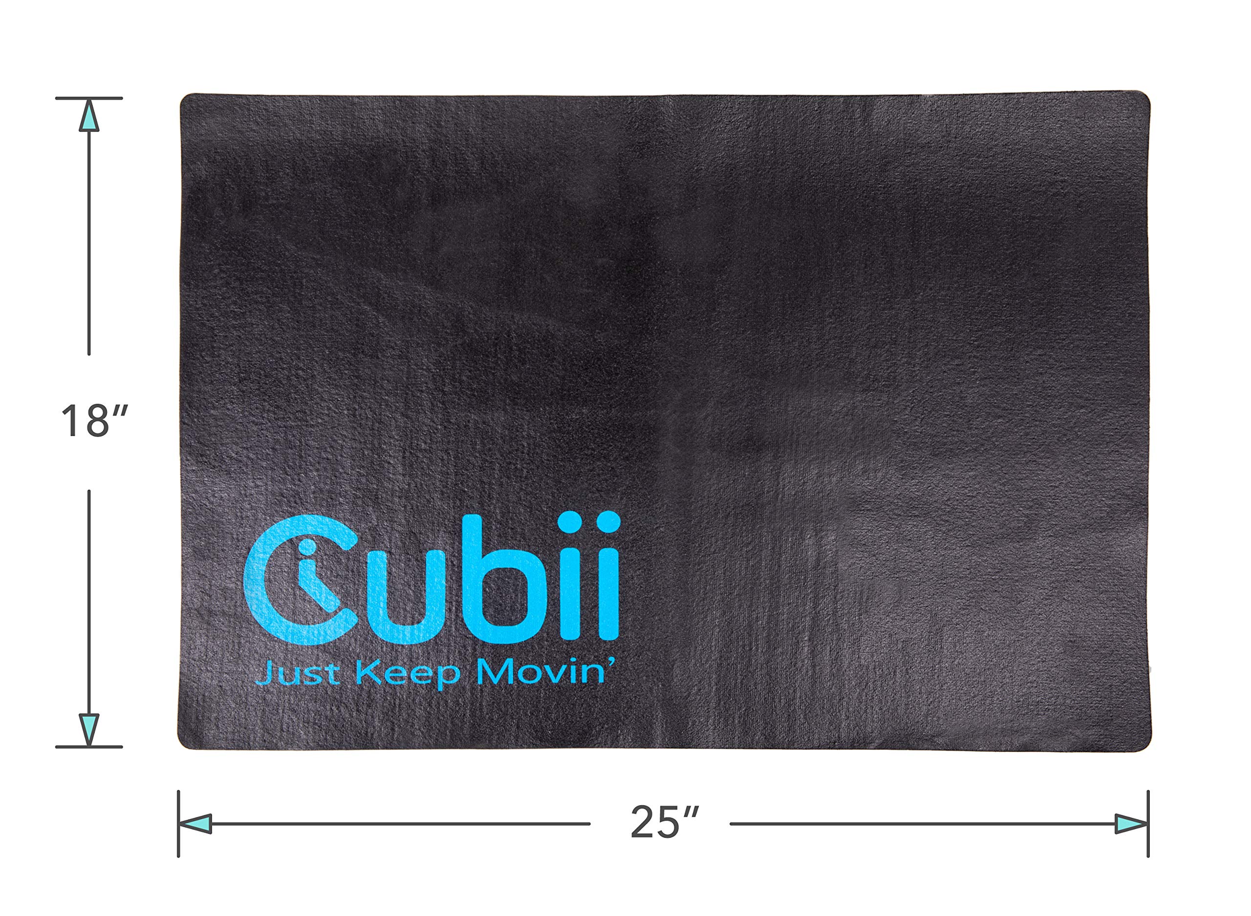 Cubii Non-Slip Workout Mat for Under Desk Ellipticals