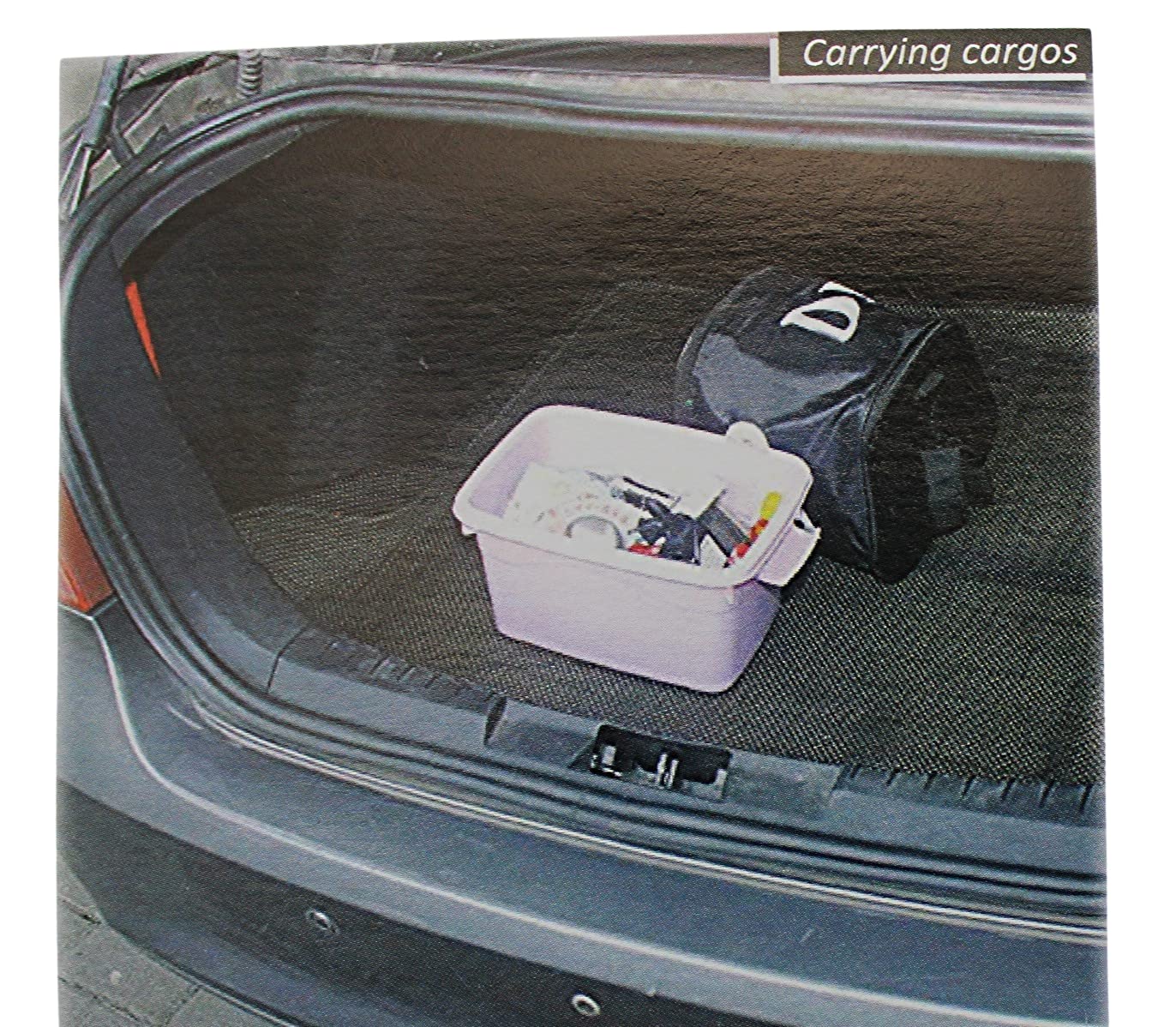 Dependable Industries Premium Non-Slip Car Trunk Mat Cargo Liner Universal Cut-to-Fit Protects Against Dirt Size 39" x 47"