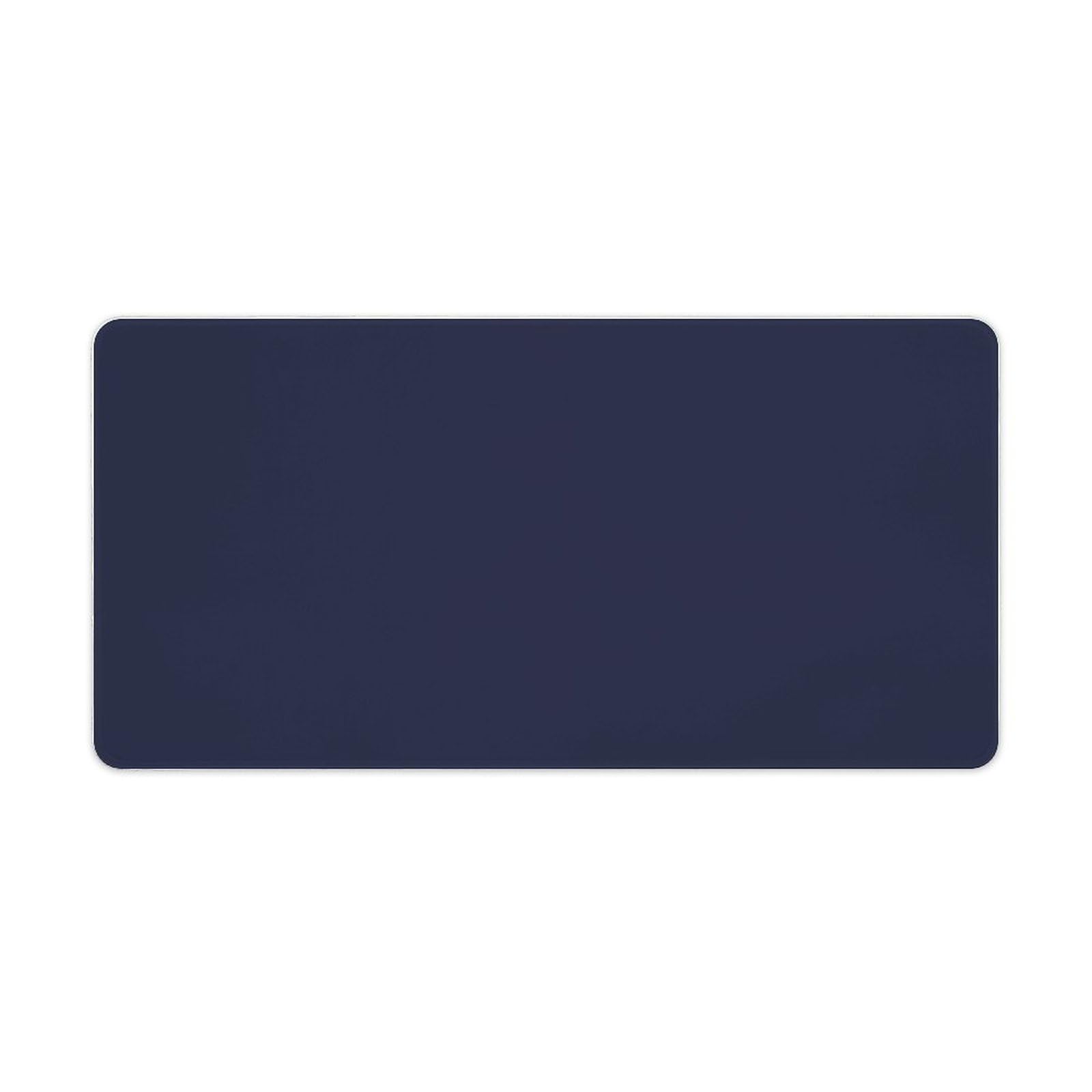 Large Mouse Pads Navy Blue and White Desk Mat Gaming Mousepad Non Slip Rubber Mouse Mat for Desk Keyboard, Wireless Mouse, Office Computer 12" x 24"