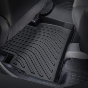 Liner Master® for Hyundai Santa Fe Floor Mats 2023 2022 2021 (Not for Hybrid) 4 PCS All Weather Custom Floor Liners Fit for Front Rear Cargo, Heavy Duty Interior Accessories for Hyundai Santa Fe