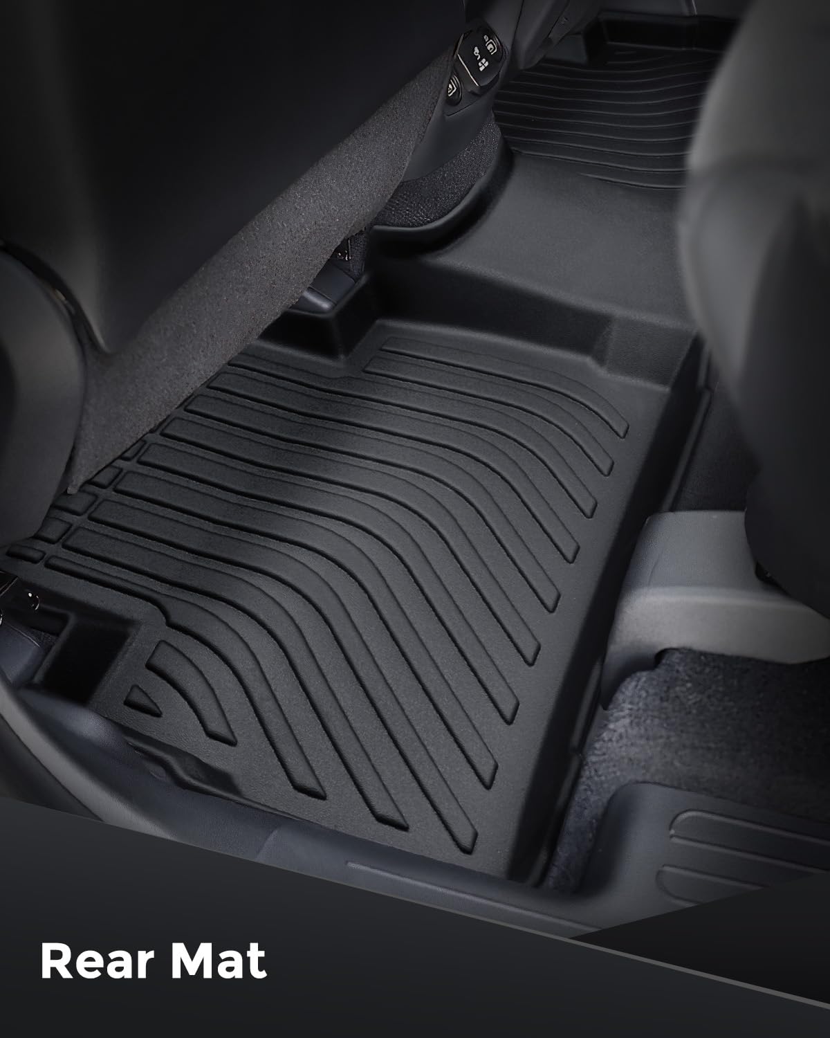 Liner Master® for Hyundai Santa Fe Floor Mats 2023 2022 2021 (Not for Hybrid) 4 PCS All Weather Custom Floor Liners Fit for Front Rear Cargo, Heavy Duty Interior Accessories for Hyundai Santa Fe