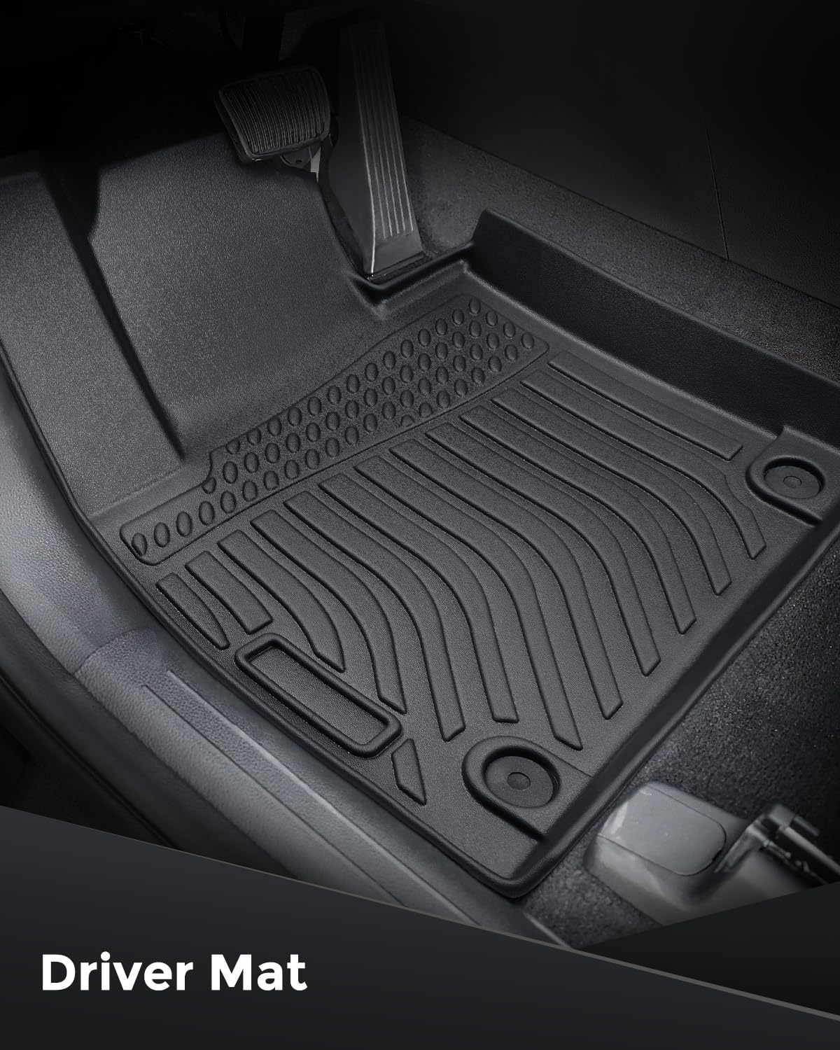 Liner Master® for Hyundai Santa Fe Floor Mats 2023 2022 2021 (Not for Hybrid) 4 PCS All Weather Custom Floor Liners Fit for Front Rear Cargo, Heavy Duty Interior Accessories for Hyundai Santa Fe