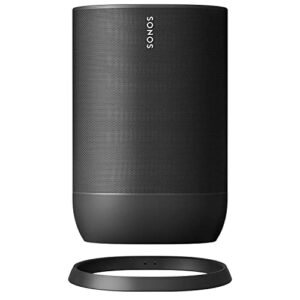 Sonos Move - Battery-Powered Smart Wi-Fi and Bluetooth Speaker with Alexa Built-in - Black (2-Pack)